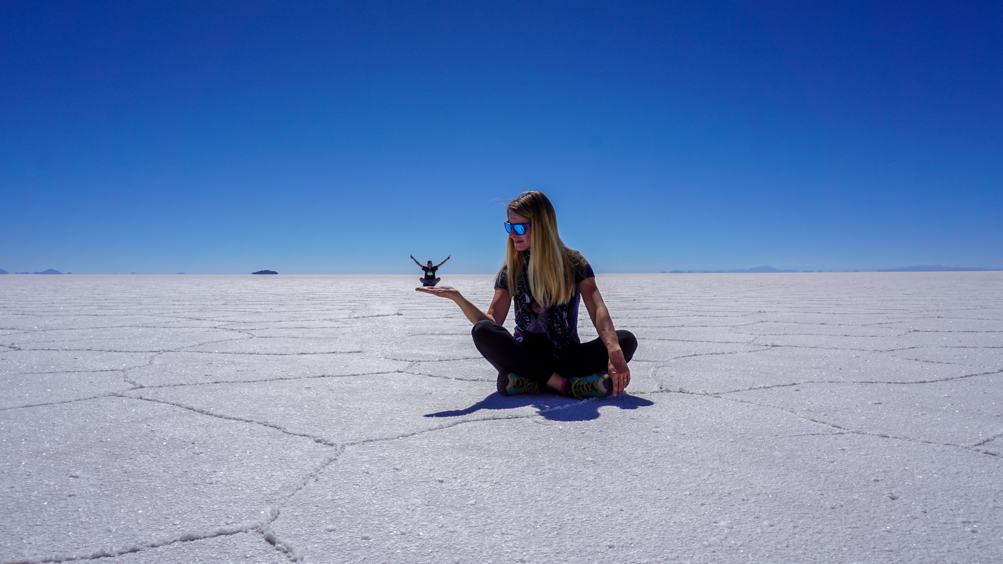 Kemping na Salar de Uyuni